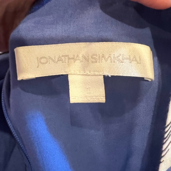 Jonathan Simkhai Zoey Floral Linen Blend Dress - Picture 6 of 12